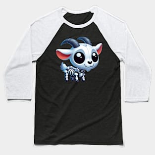 Cute Goat Skeleton Ghost Baseball T-Shirt